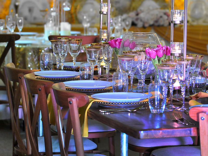 luxury tableware rental for events