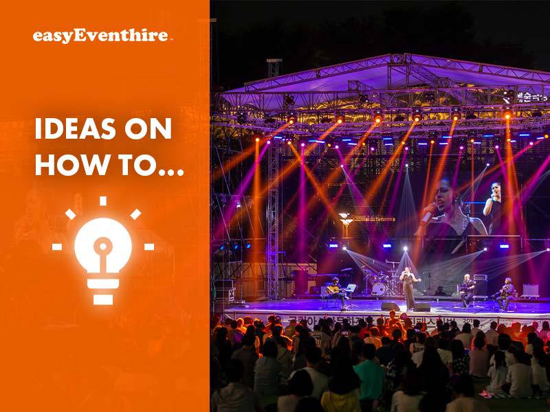 How to plan an outdoor event